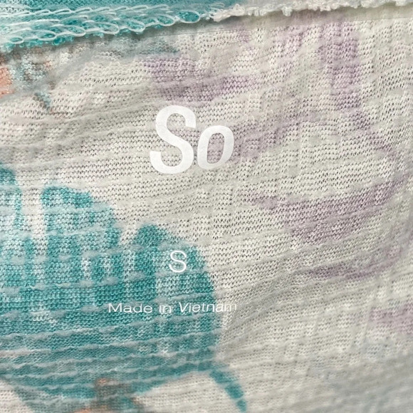 So Tropical Print Summer Dress Small Adjustable Straps Lightweight Boho Style - Picture 3 of 7